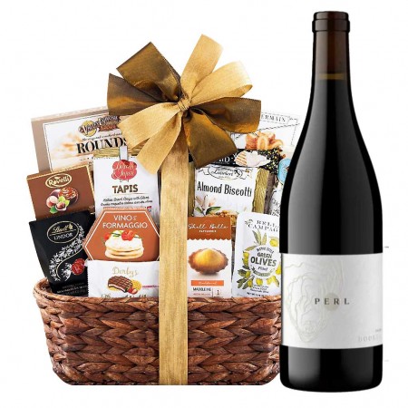 Booker Perl Red Blend Wine And Bon Appetit Gourmet Gift Basket