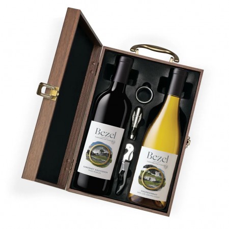 Cakebread Family Bezel Cabernet Sauvignon & Chardonnay Wine Gift Set Cakebread Family Bezel Cabernet Sauvignon & Chardonnay Wine Gift Set