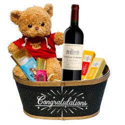 Château d’Arsac Margaux Congratulations Wine Gift Basket