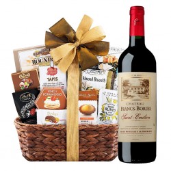Chateau Francs Bories Saint Emilion French Wine Gift Basket