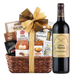Chateau Gloria Saint Julien Wine And Bon Appetit Gift Basket