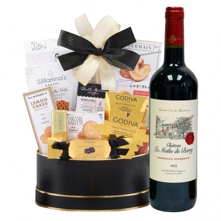 Château La Mothe du Barry Bordeaux Supérieur And Gourmet Gift Basket Château La Mothe du Barry Bordeaux Supérieur And Gourmet Gift Basket