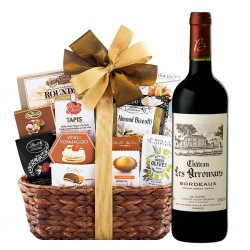 Château les Arromans Bordeaux Wine Basket