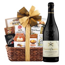 Elisabeth Chambellan Vieilles Vignes Chateauneuf-du-Pape And Bon Appetit Gift Basket