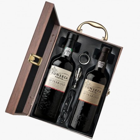 Fonseca 10 Year And 20 Year Old Tawny Port Wine Gift Set Fonseca 10 Year And 20 Year Old Tawny Port Wine Gift Set