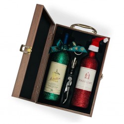French And Italian Red Wine Christmas Gift Set