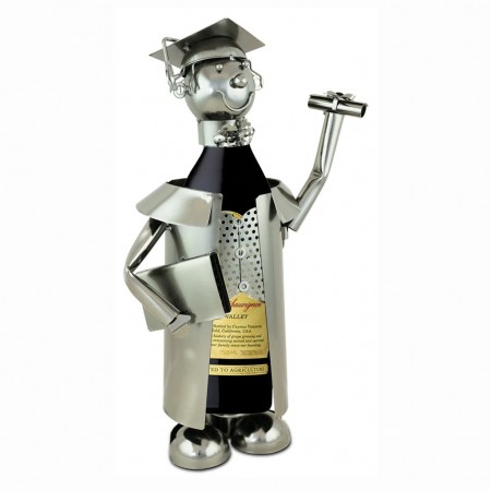 Graduation Wine Gift Set with Caymus Wine & Special Tabletop Metal Sculpture Graduation Wine Gift Set with Caymus Wine & Metal Sculpture