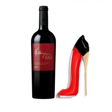 Kathryn Hall wine + Good Girl by Carolina Herrera perfume Gift Set