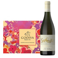 Les Glories Sancerre Wine And Godiva Chocolate Gift Box