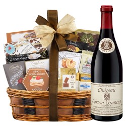 Louis Latour Chateau Corton Grancey Grand Cru French Wine Gift Basket