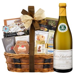 Louis Latour Corton Charlemagne Grand Cru French Wine Basket