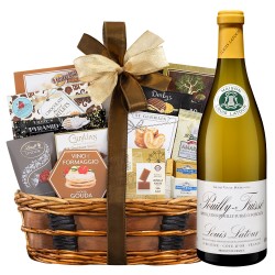 Louis Latour Pouilly Fuisse French White Wine Gift Basket