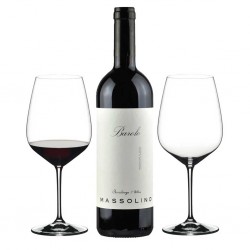 Massolino Barolo Serralunga and Riedel Wine Glass Set
