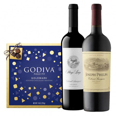 Napa Valley Wines & Godiva Chocolate Gift Set
