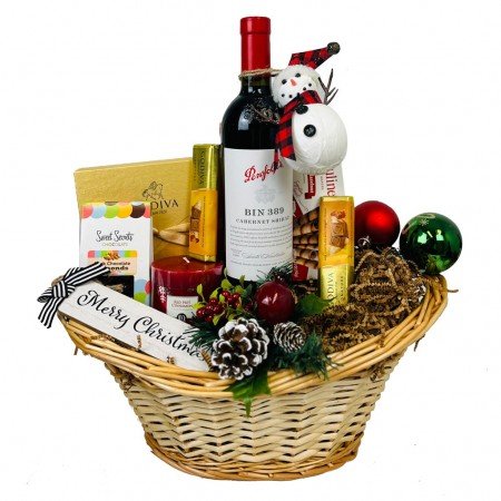 Penfolds Bin 389 And Christmas Wine Gift Basket Penfolds Bin 389 And Christmas Wine Gift Basket