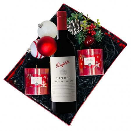 Penfolds Bin 389 Christmas Wine Gift Basket Penfolds Bin 389 Christmas Wine Gift Basket