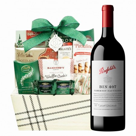 Penfolds Bin 407 Cabernet Sauvignon And Chocolate Gift Basket Penfolds Bin 407 Cabernet Sauvignon And Chocolate Gift Basket