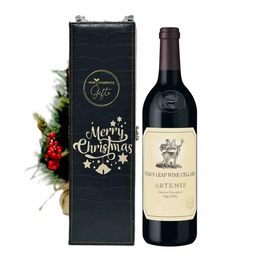 Personalized Stags Leap Artemis Cabernet Wine Box