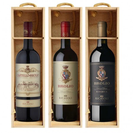 Ricasoli Brolio Chianti Classico Red Wine Trio Gift Set