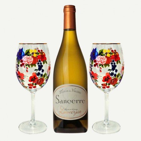 Sancerre Wine & Glasses Gift Set