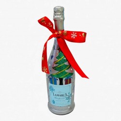 Hand Painted La Marca Prosecco Christmas Edition