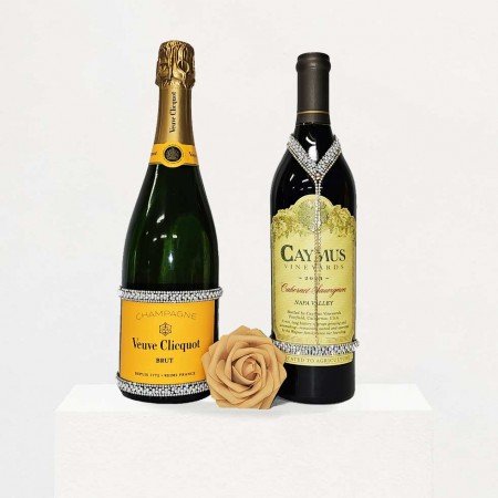Veuve Clicquot Brut & Caymus Napa Valley Red Wine Sparkling Wedding Gift Set
