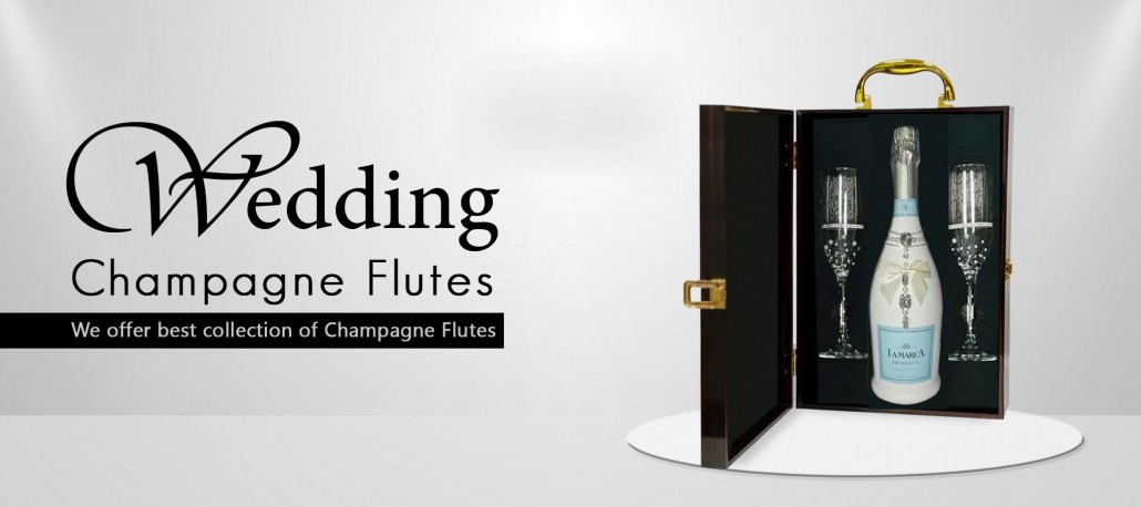 Wedding champagne flutes