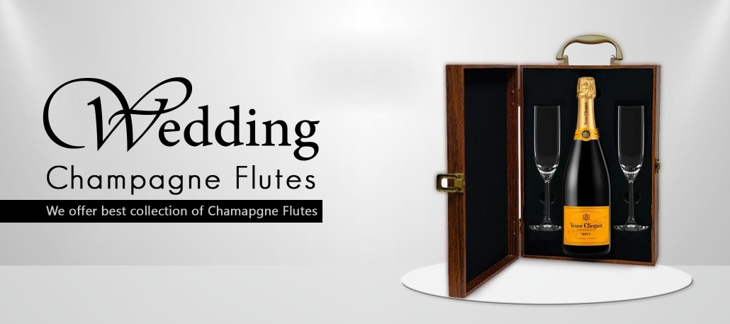 Wedding champagne flutes