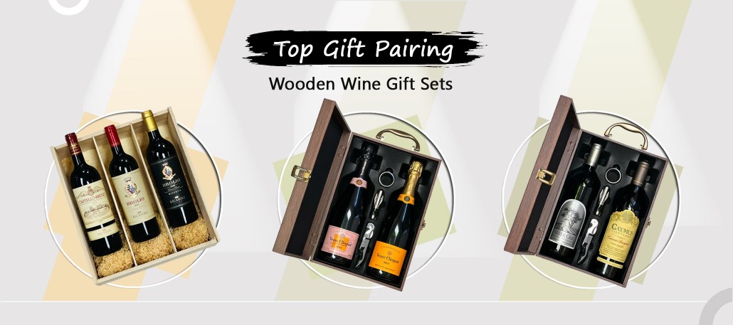 Wooden Wine Gift Sets