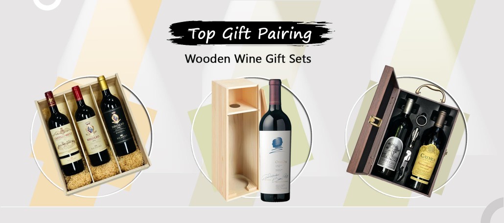 Wooden Wine Gift Sets