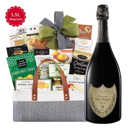 Dom Perignon Gourmet Delight Gift Basket with 1.5L bottle of Champagne