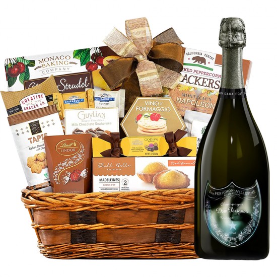 Dom Perignon Lady Gaga Brut Gift Basket Dom Perignon Lady Gaga Brut Gift Basket