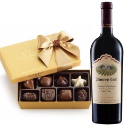 Chimney Rock Stags Leap District Cabernet Sauvignon Wine With Godiva 8 Pc Gift