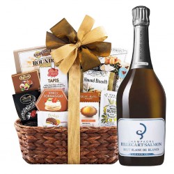 Billecart-Salmon Brut Blanc De Blancs And Bon Appetit Gourmet Gift Basket