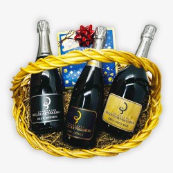 Billecart Salmon Brut Champagne Trio Gift Basket 