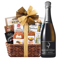 Billecart-Salmon Reserve Champagne And Bon Appetit Gift Basket