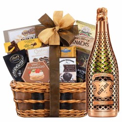 Bon Appetit Gourmet Gift Basket With Beau Joie Champagne