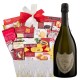 Dom Perignon And Godiva Chocolate Holiday Wishes Gift Basket