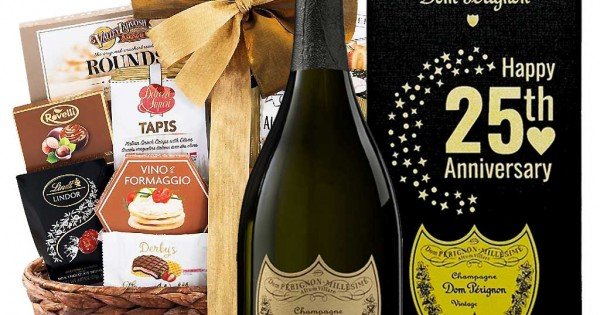 Dom Perignon Anniversary Gift Basket