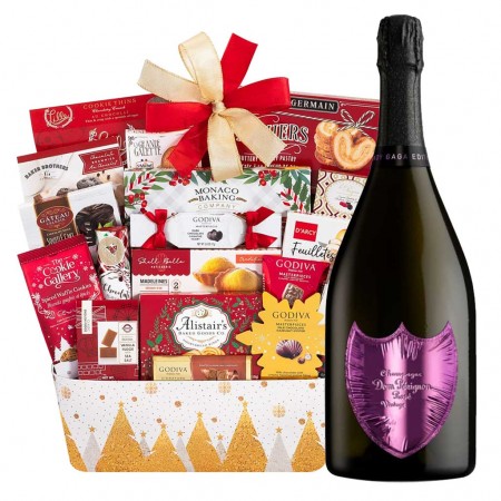 Dom Perignon Lady Gaga Rose Holiday Gift Basket