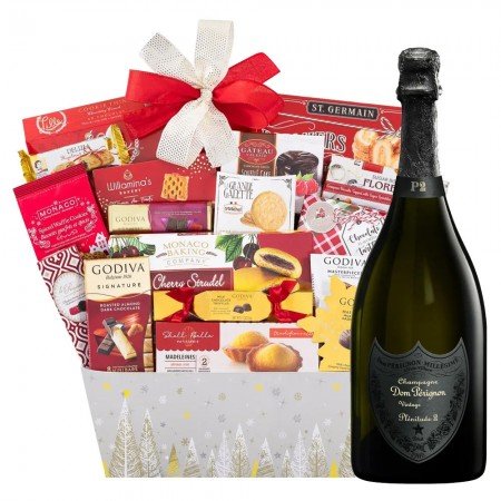 Dom Perignon Plenitude 2 (P2) And Godiva Gift Basket Dom Perignon Plenitude 2 (P2) And Godiva Gift Basket