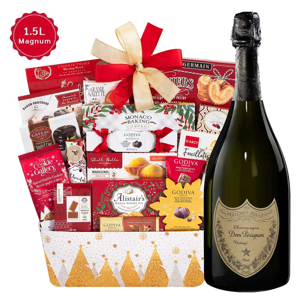 Buy Dom Perignon Vintage 1.5L With Godiva Gift Basket