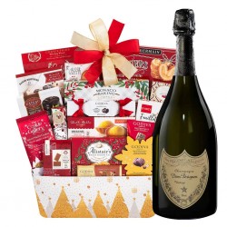 Dom Perignon & Godiva Holiday Wishes Gift Basket Dom Perignon & Godiva Holiday Wishes Gift Basket