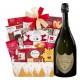 Dom Perignon And Godiva Chocolate Holiday Wishes Gift Basket