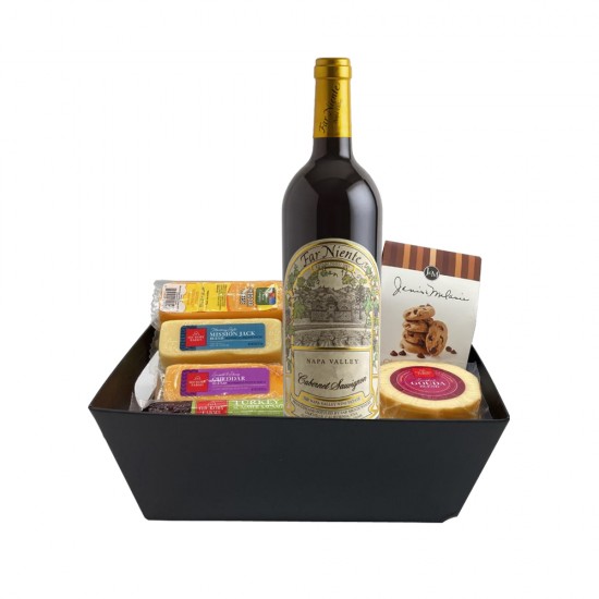 Far Niente and cheese gift basket Far Niente and cheese gift basket