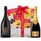 Dom Perignon, Krug Champagne and Godiva Gift Basket