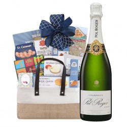Pol Roger Brut Reserve Champagne Gift Basket Pol Roger Brut Reserve Champagne Gift Basket