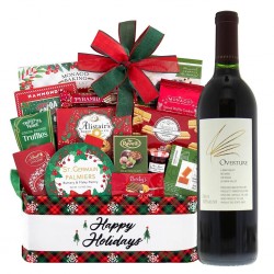 Holiday Season's special Opus One Overture Red Wine Gift Basket Holiday Season's special Opus One Overture Red Wine Gift Basket