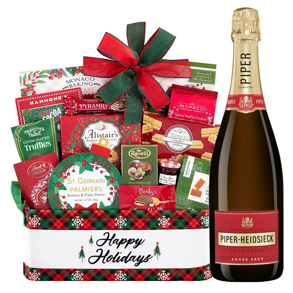Holiday Season's Special Piper Heidsieck Gift Basket- Buy online