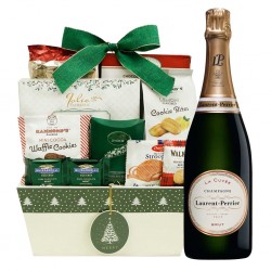Laurent-Perrier La Cuvee Champagne And Gourmet Gift Basket